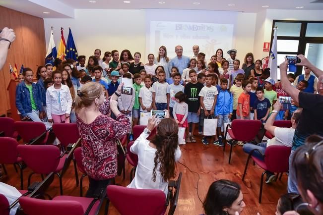 Bienvenida de los niños y niñas saharauis