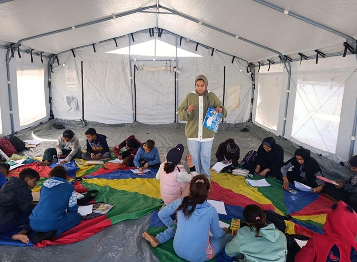 Otra imagen del proyecto educativo impulsado desde Inca.