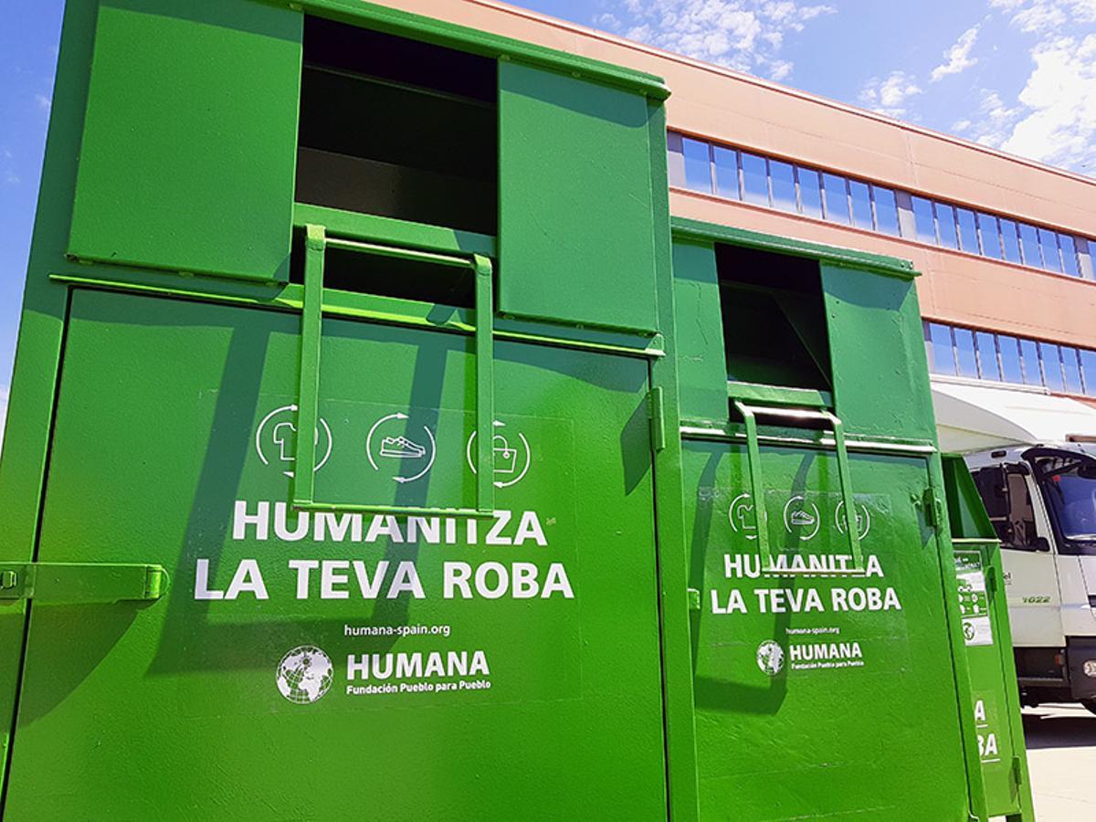 Humana va recuperar més de 600 tones de tèxtil utilitzat al Maresme el 2021 Humana va recuperar més de 600 tones de tèxtil utilitzat al Maresme el 2021