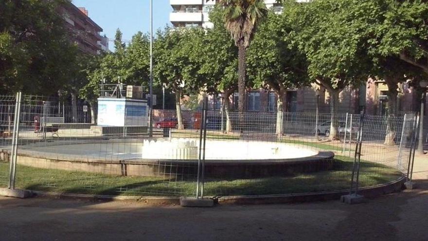 La font de la plaça Espanya no funciona des del maig del 2015