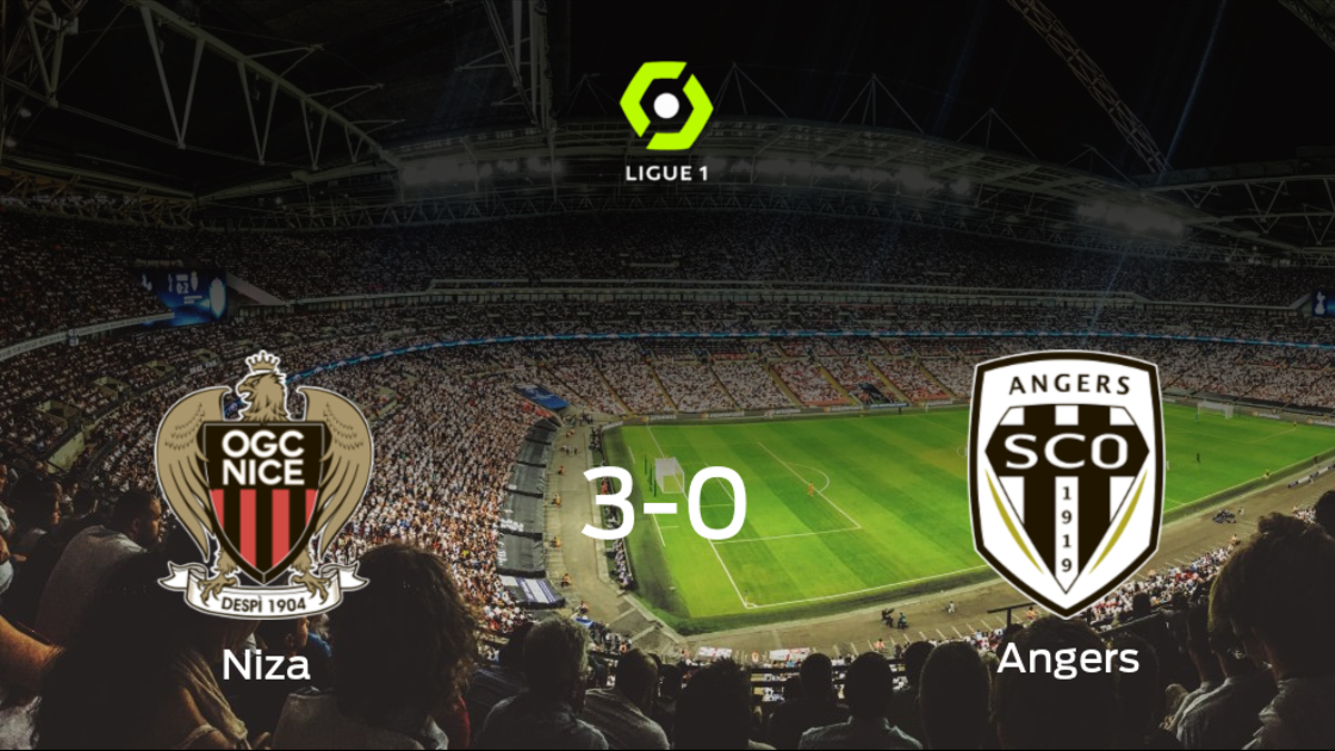 Tres puntos para el casillero del OGC Niza tras golear al SCO Angers (3-0)