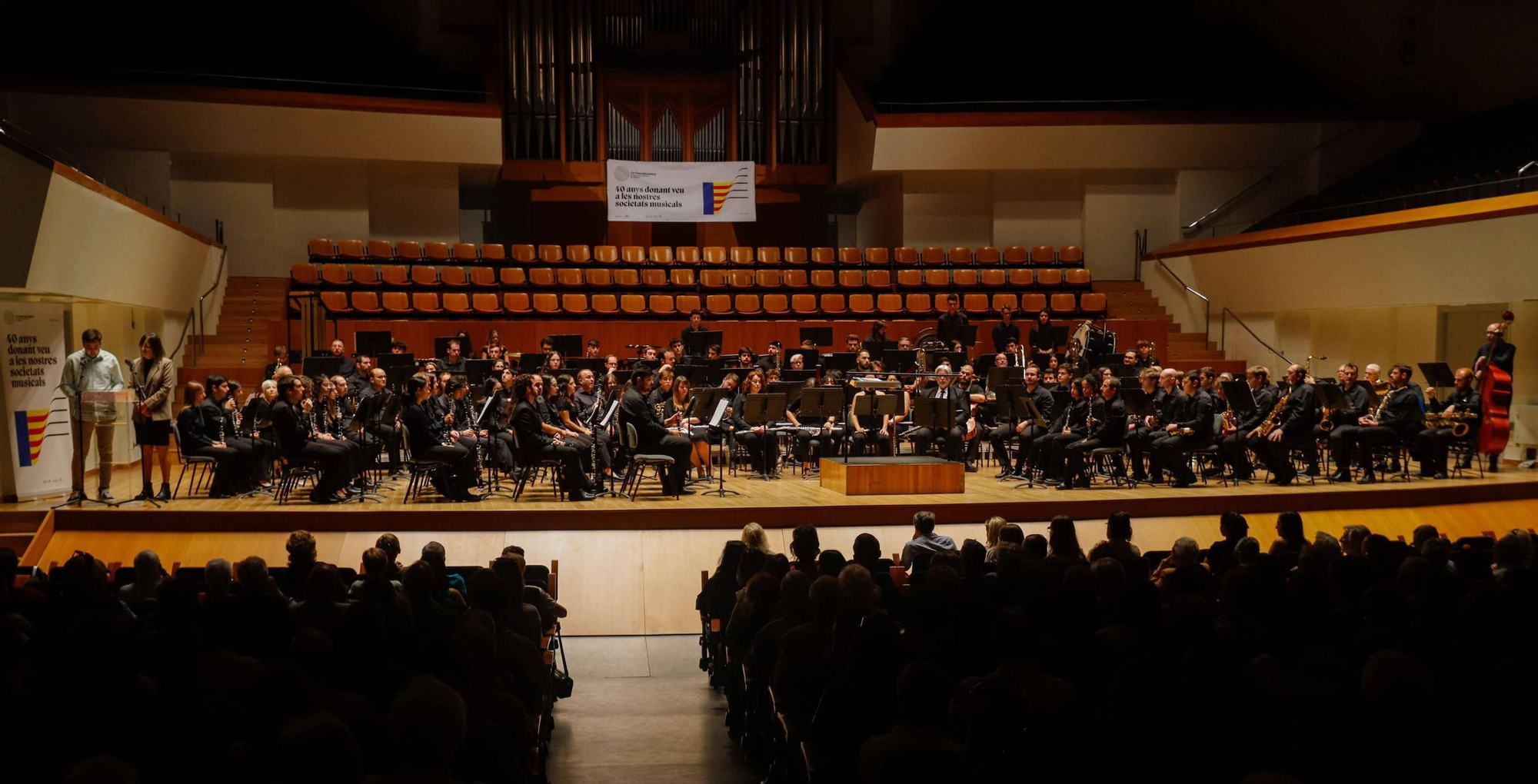La Coordinadora de Sociedades Musicales celebra su 40 aniversario en el Palau de la Música