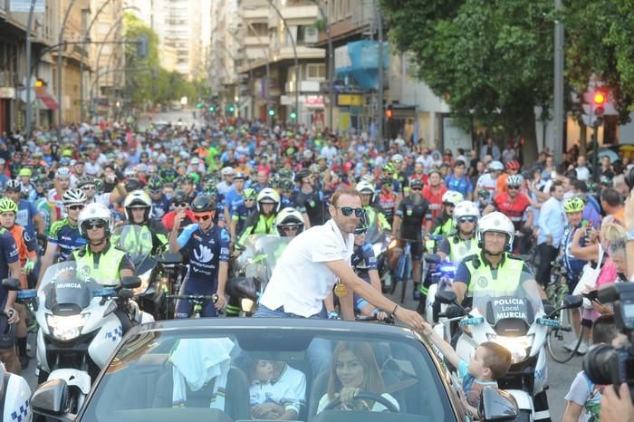 Recepción de Valverde en Murcia