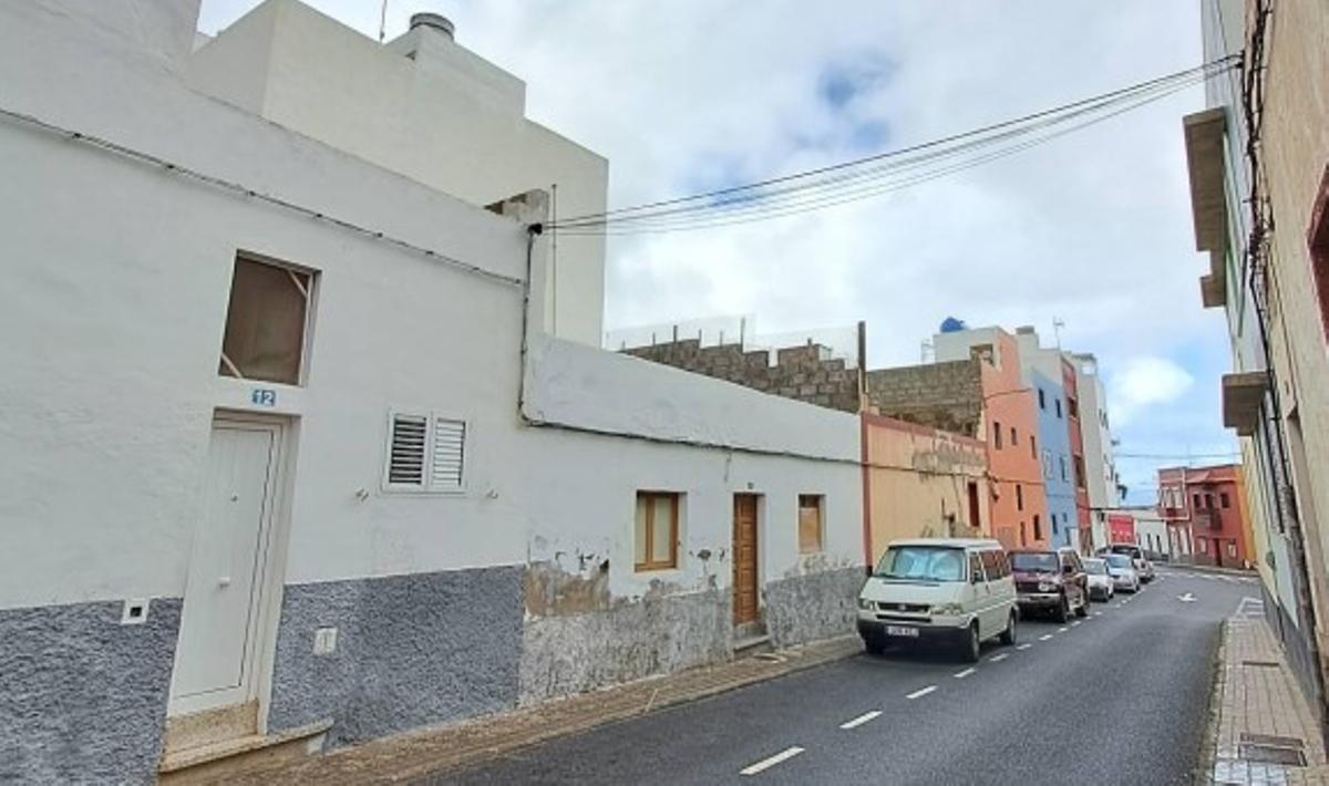 Estado actual de la vivienda, en San Isidro de Gáldar.