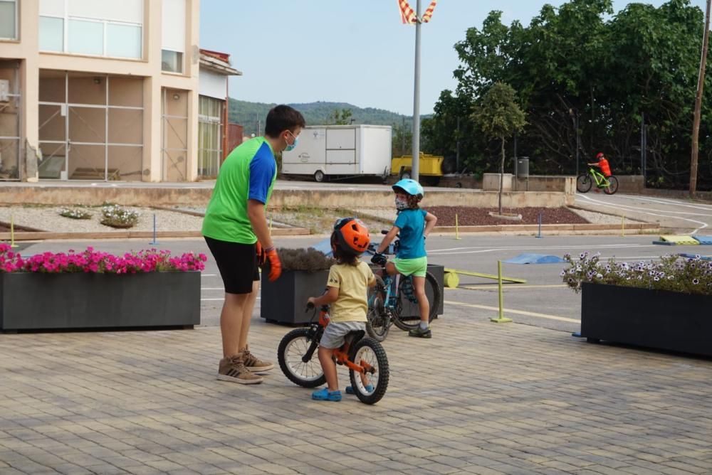 Circuit infantil de bicicletes a càrrec de Dinamic Guie en el marc de la Festa Major de Sant Salvador de Guardiola 2020