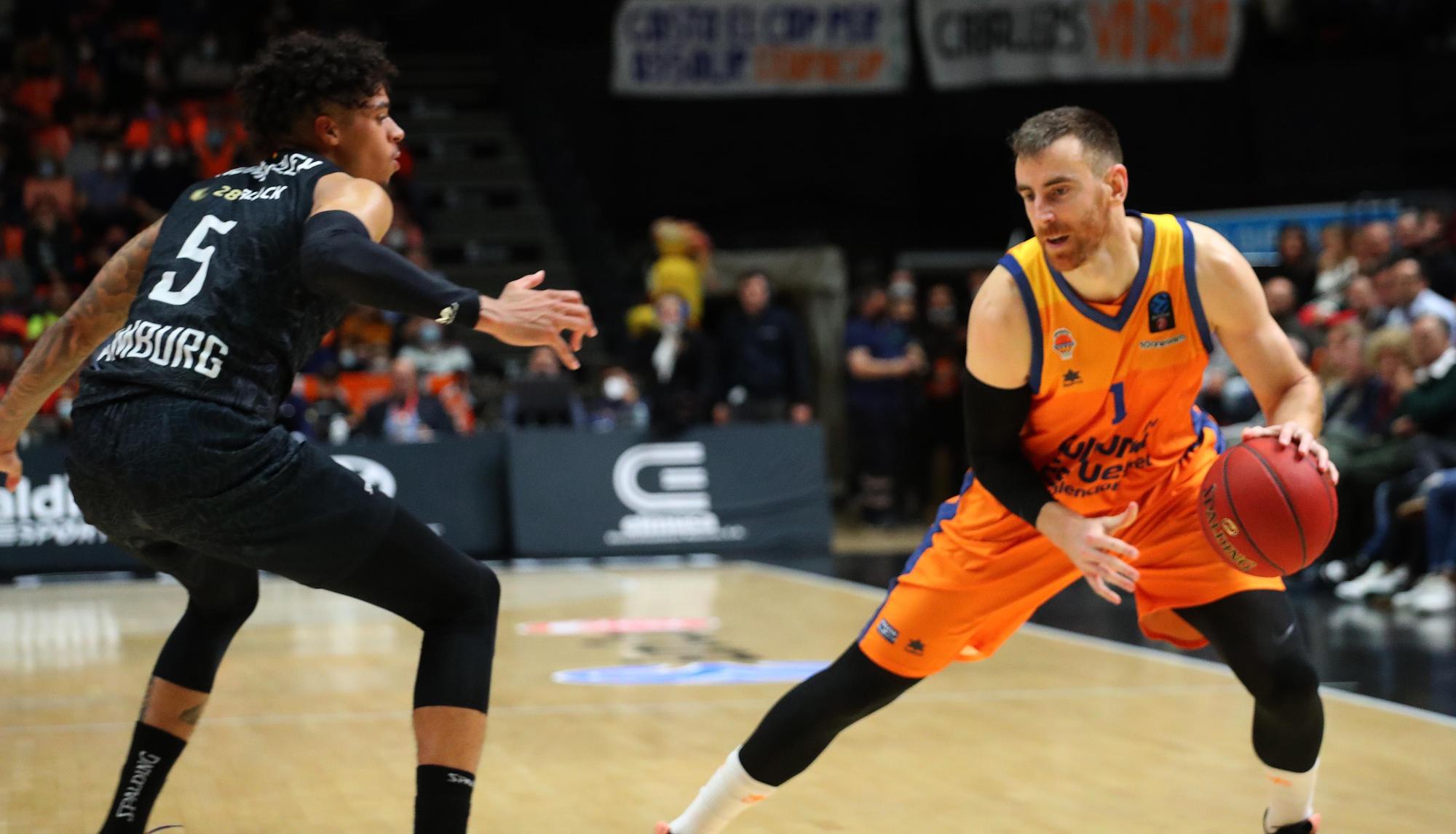 Las imágenes del Valencia Basket - Hamburg de Eurocup