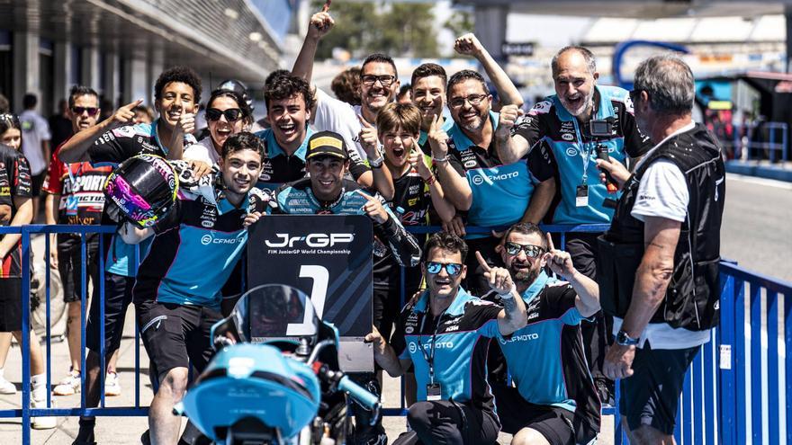 Álvaro Lucas consigue la primera victoria de la temporada para el Aspar Team Junior