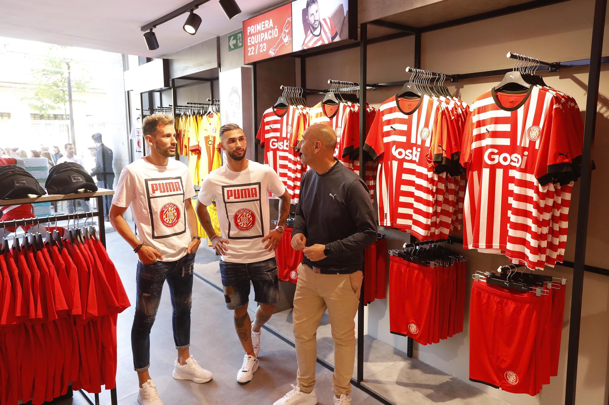 Inauguració de la botiga del Girona FC