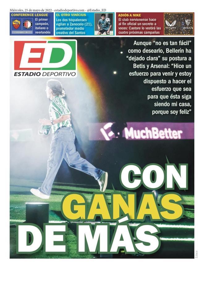 Las portadas de la prensa deportiva de hoy, miércoles 25 de mayo