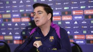 Xavi Pascual, en una rueda de prensa