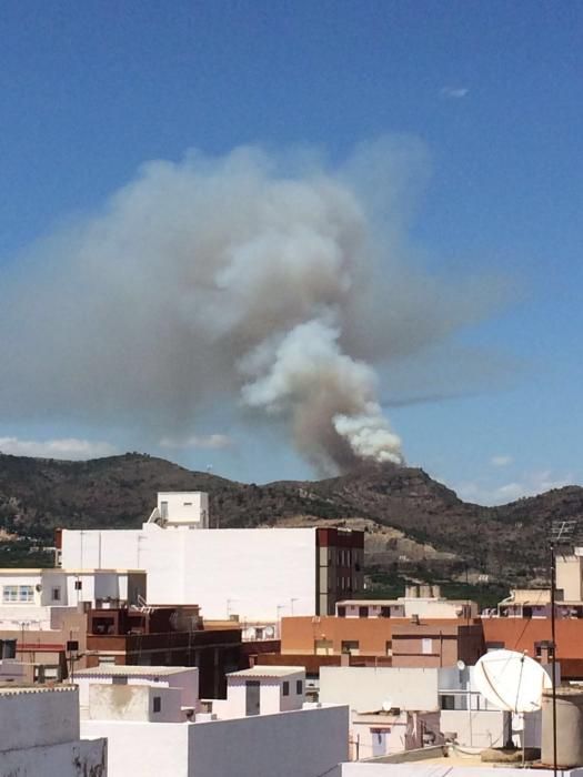 Incendio en Les Valls