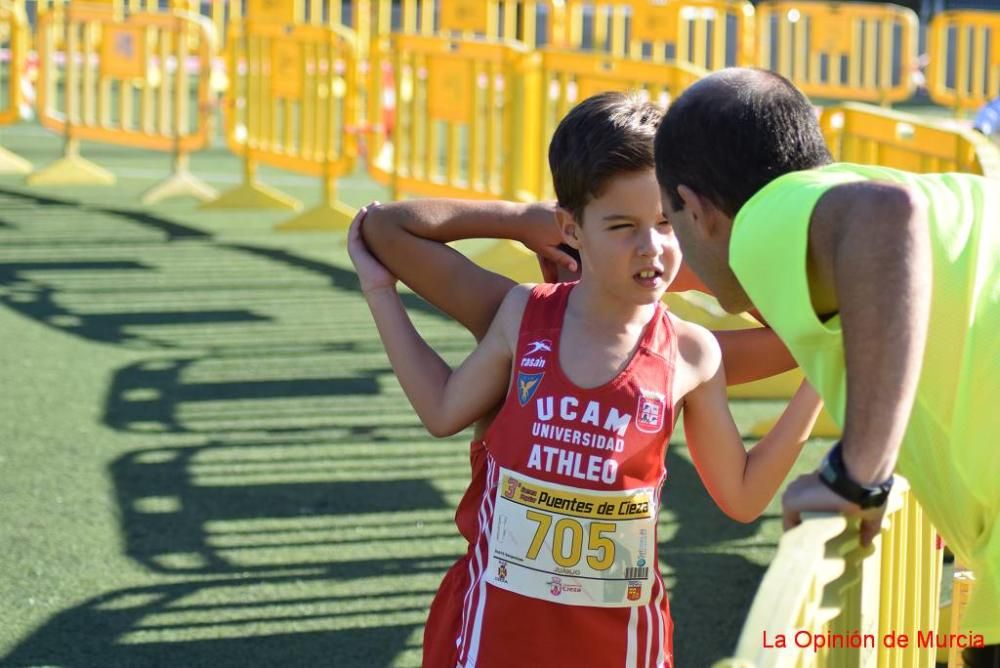 Carrera Puentes de Cieza. Pruebas de menores