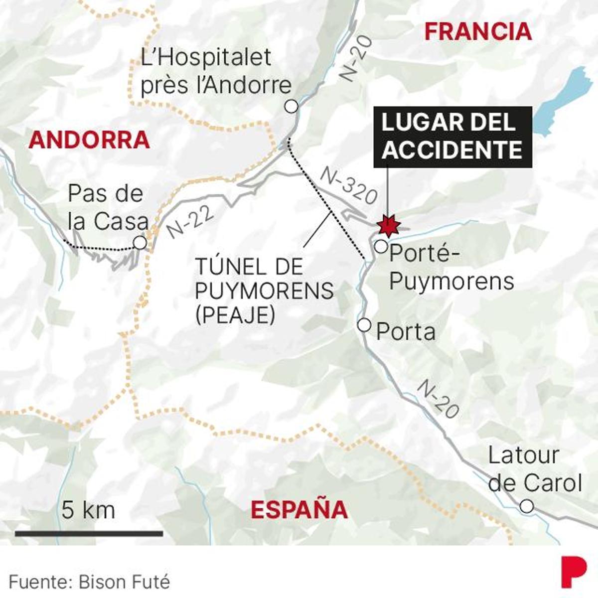 Un viaje de 27 euros para ir de compras a Andorra en un día: esta era la oferta del autobús accidentado en el Pirineo francés