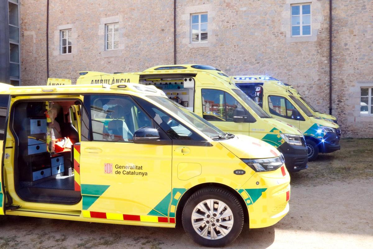 Les noves ambulàncies del SEM a la regió sanitària de Girona.