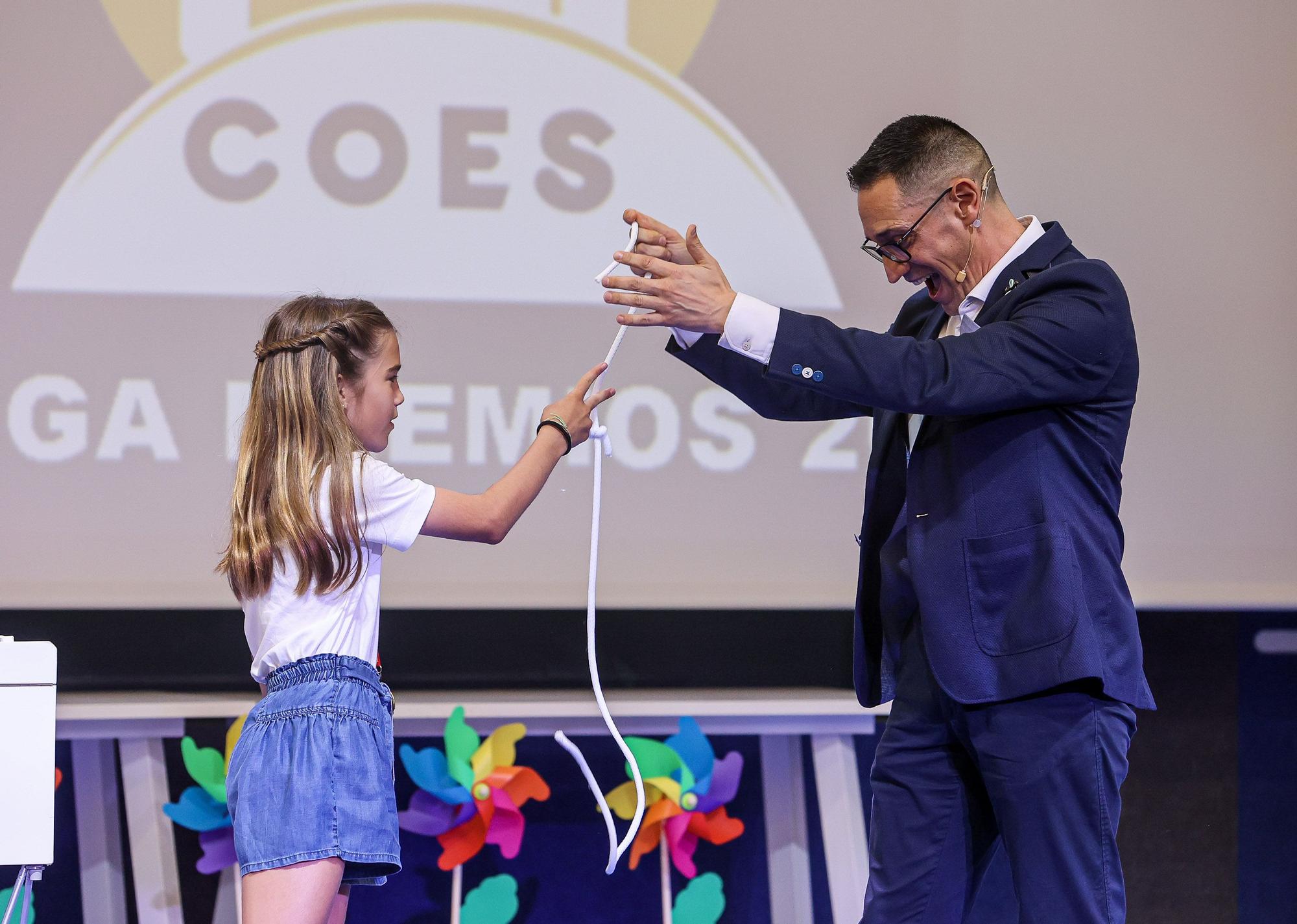 Gala del certamen literario organizado por Coes