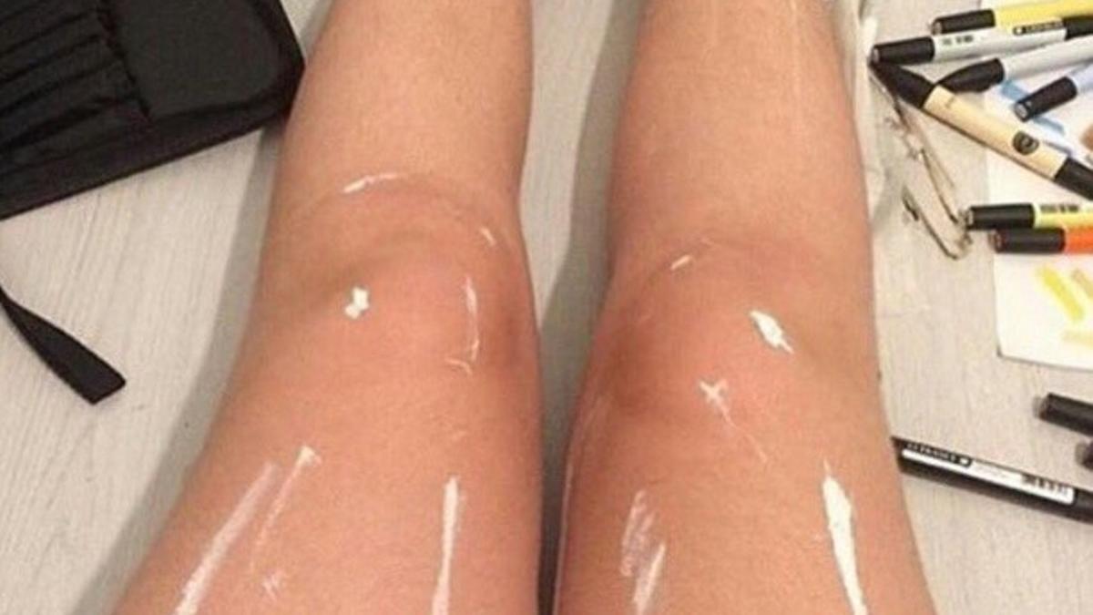 El nuevo viral que ha revolucionado las redes sociales: ¿piernas con pintura o con aceite?