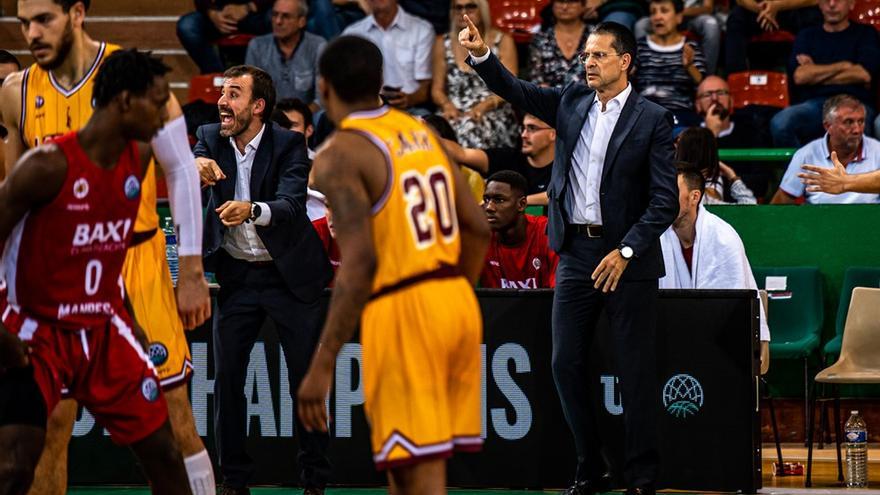 Pedro Martínez durant el partit contra el Benfica