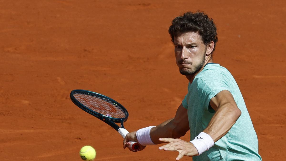 Pablo Carreño devuelve la bola al húngaro Márton Fucsovics