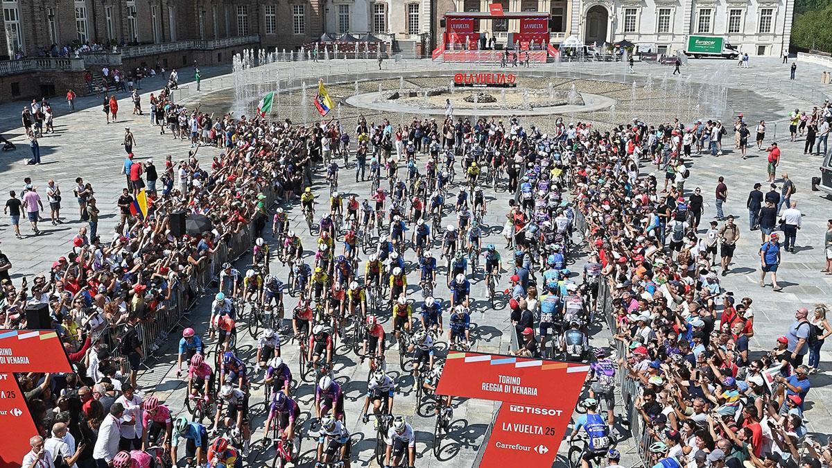 La Vuelta a España arranca en Turín con su primera jornada