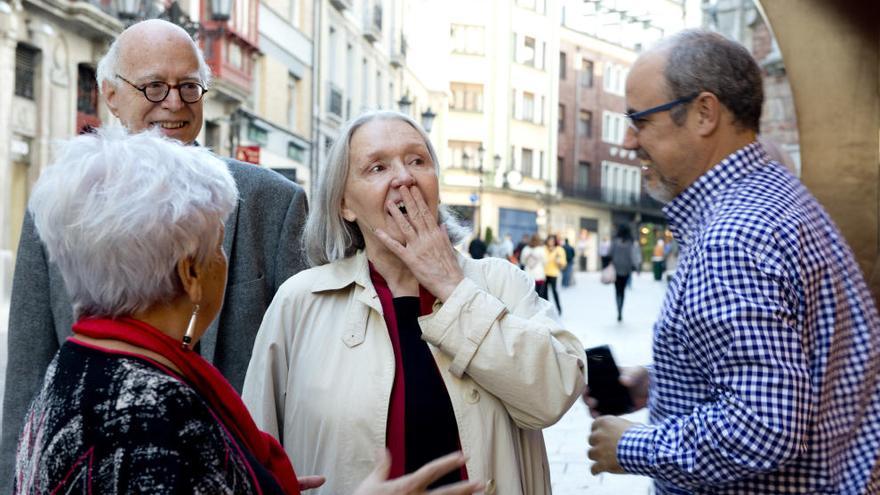 Saskia Sassen, en Asturias cuando recogió el Premio Príncipe.