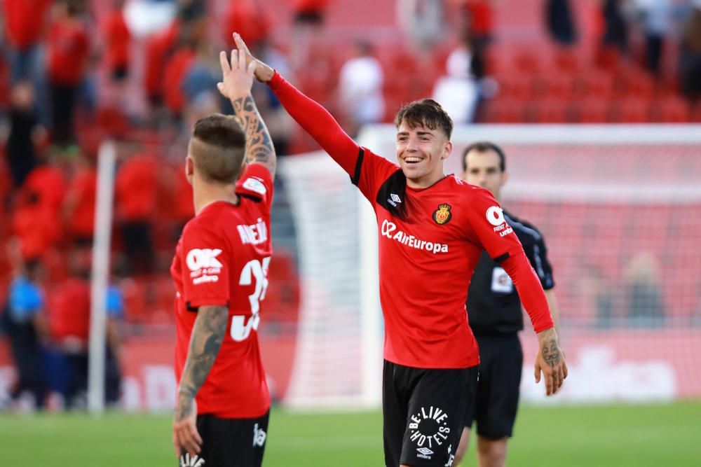 Real Mallorca kämpft weiter verbissen gegen den Abstieg. Der Zweitligist hat am Samstag (20.5.) im Stadion von Son Moix gegen Almería drei wichtige Punkte geholt.