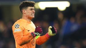 El portero del Chelsea Kepa Arrizabalaga durante un partido reciente.