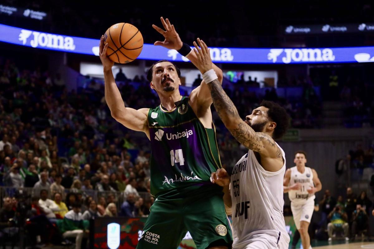 Imágenes del partido de la BCL entre el Unicaja y el Würzburg