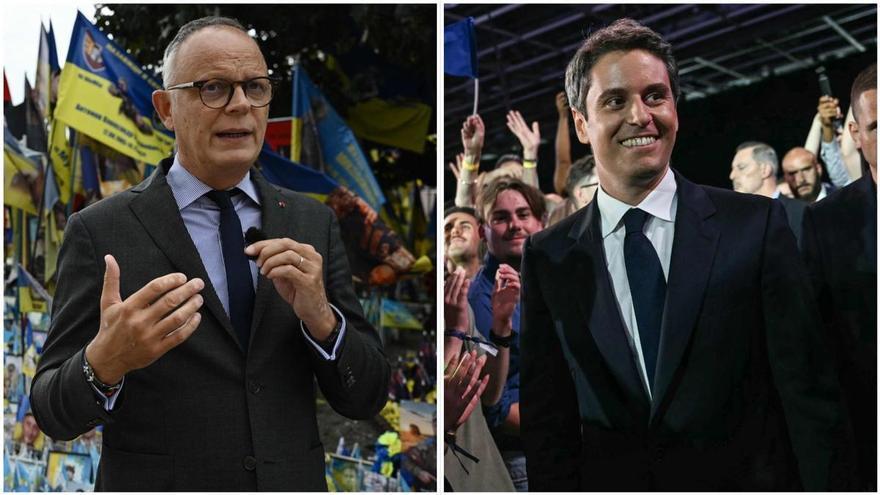 Édouard Philippe y Gabriel Attal: la silenciosa batalla por liderar el centroderecha de Francia