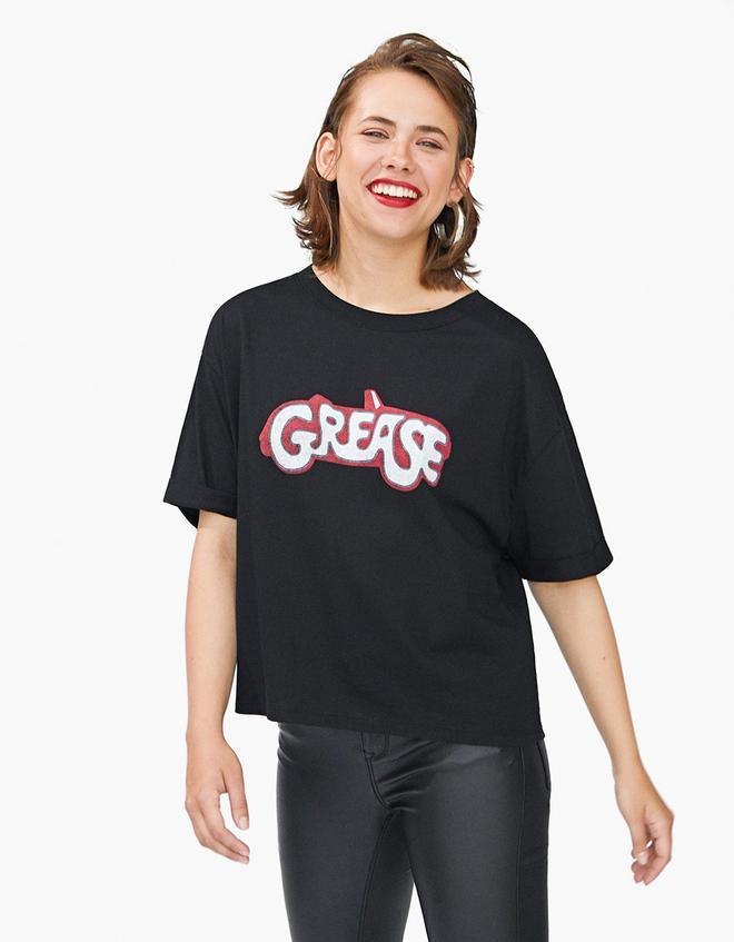 Camiseta de 'Grease', de Stradivarius