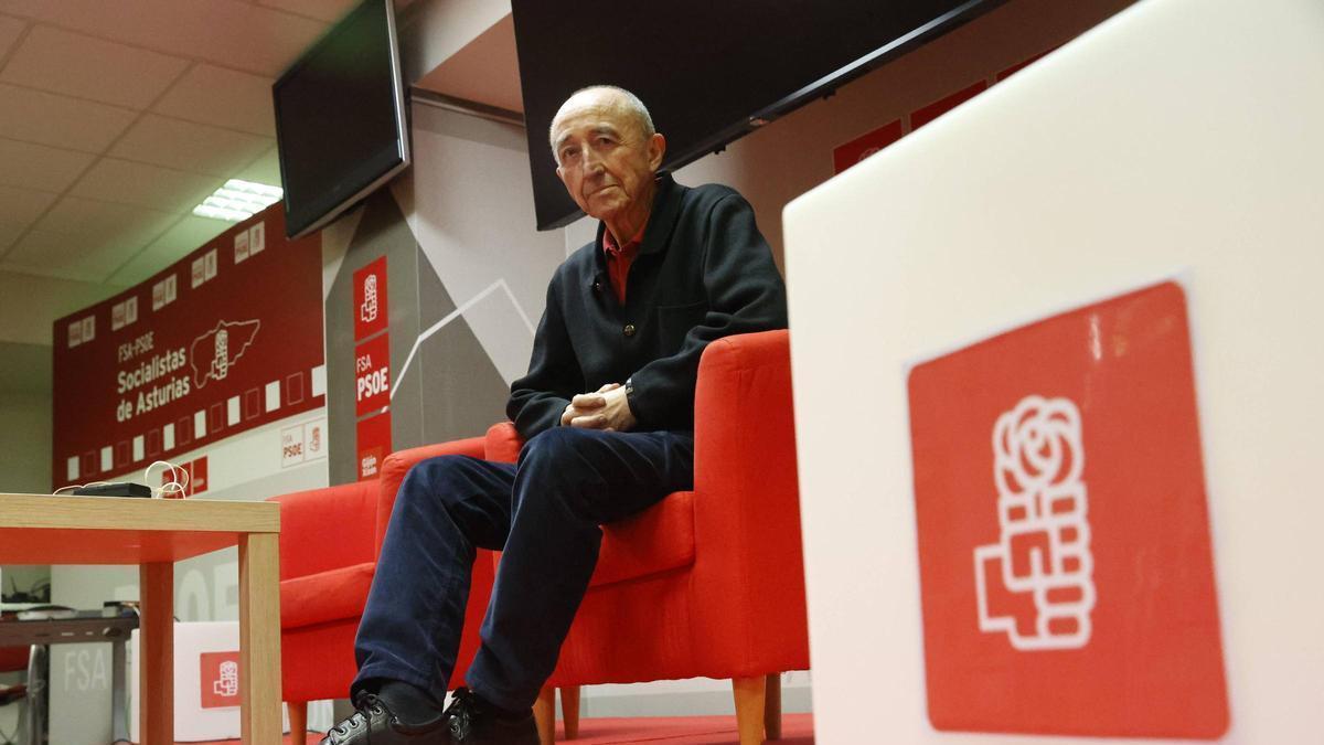 Fernando Lamata Cotanda, este jueves en la Casa del Pueblo.