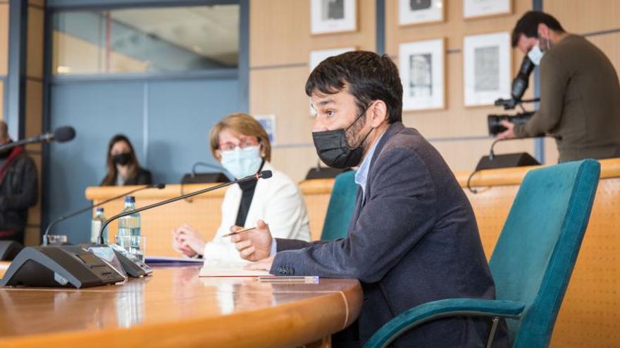 Alcón y Marzà, en la presentación de la iniciativa. | GVA