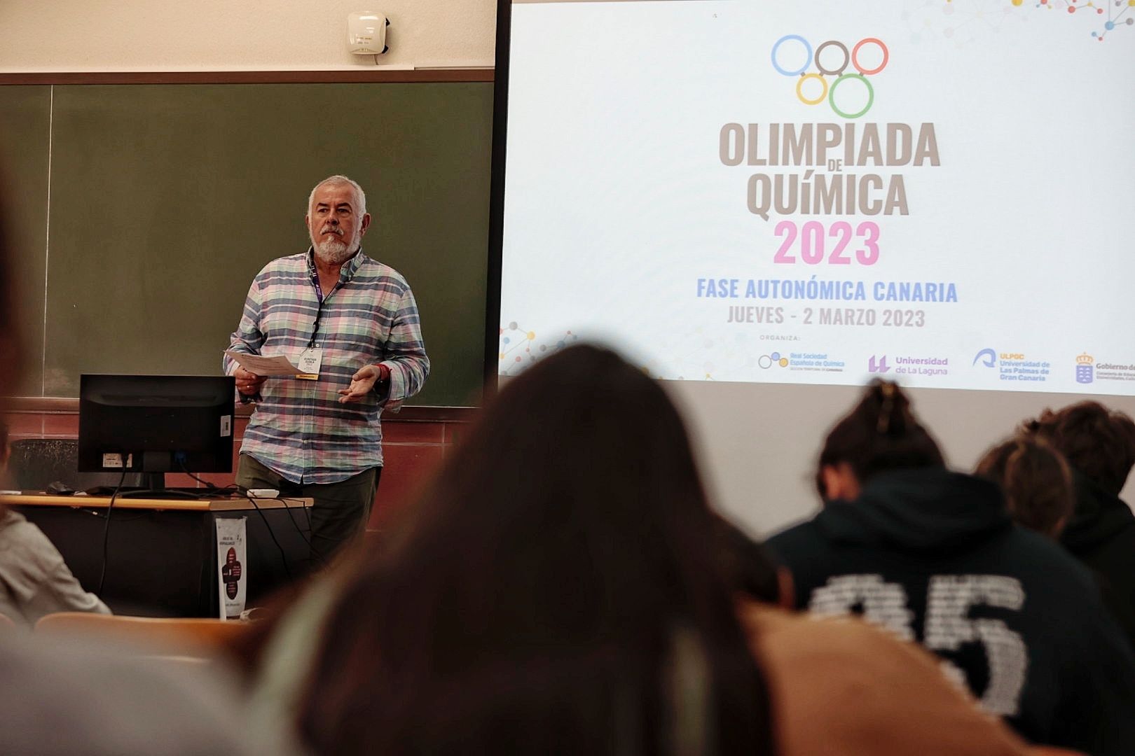 Cuartas Olimpiadas de Química en la Universidad de La Laguna (ULL).