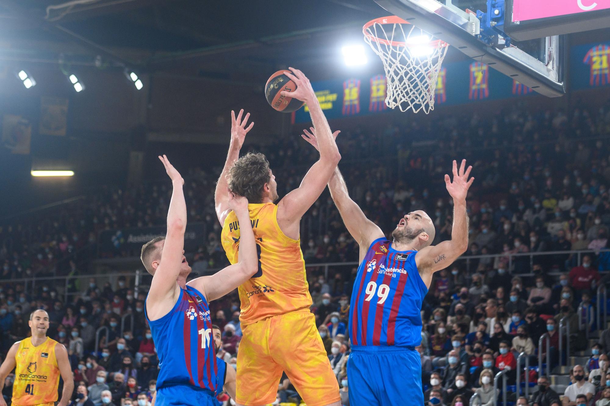 Encuentro entre el Barcelona y el CB Gran Canaria