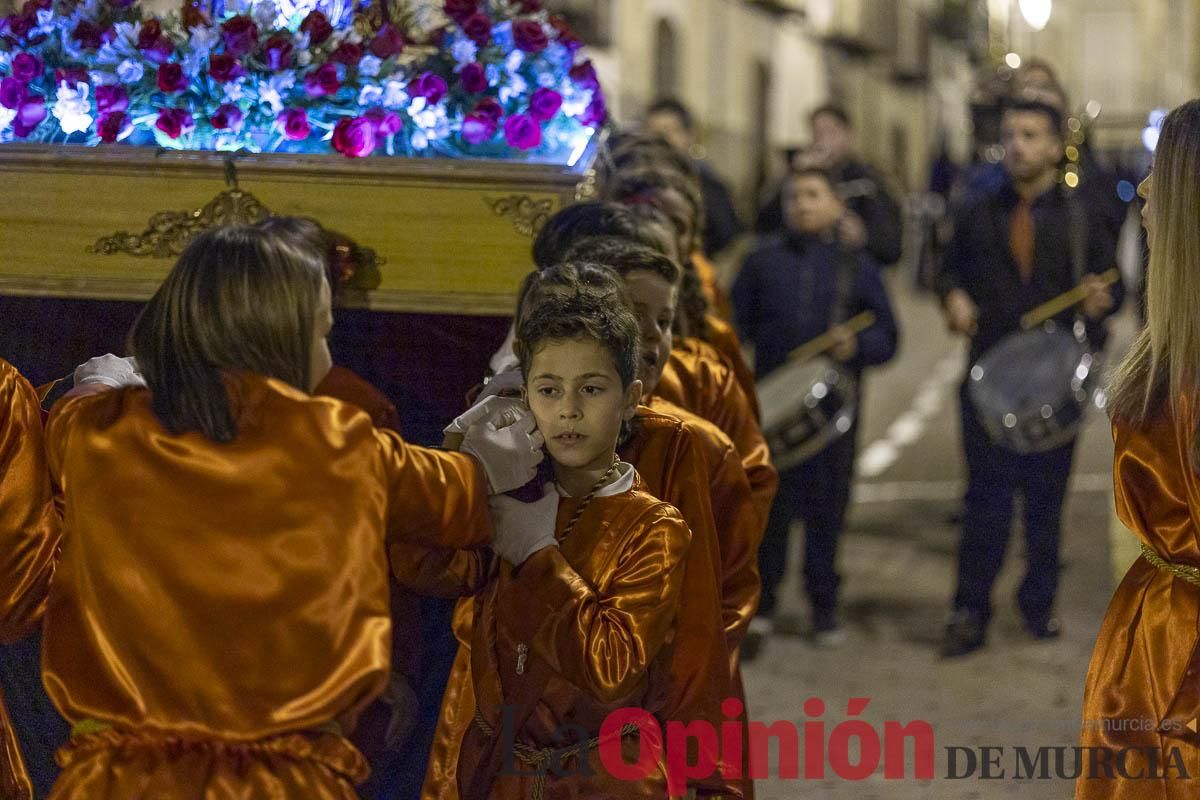 Los niños toman las calles de Caravaca en la procesión de Lunes Santo
