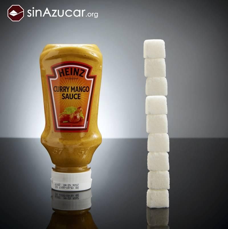 Galería de imágenes de comparativa de azúcar en alimentos
