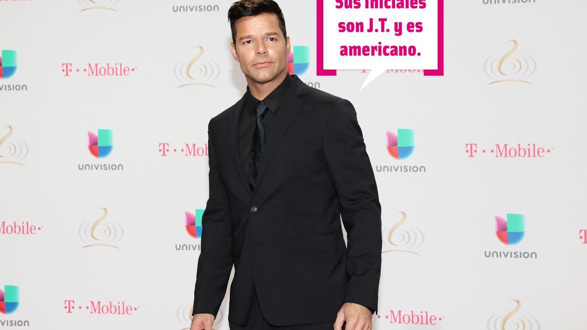 Ricky Martin en un evento de Univision