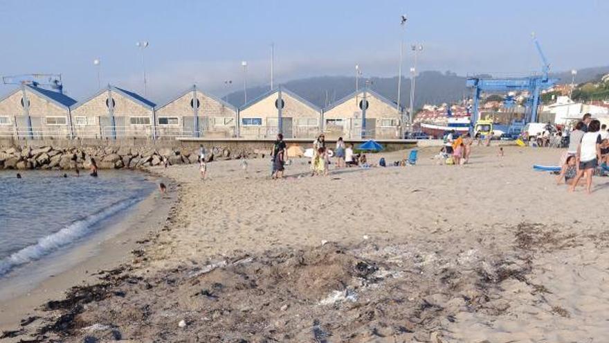 Un volcán bajo la arena de la playa de Banda do Río