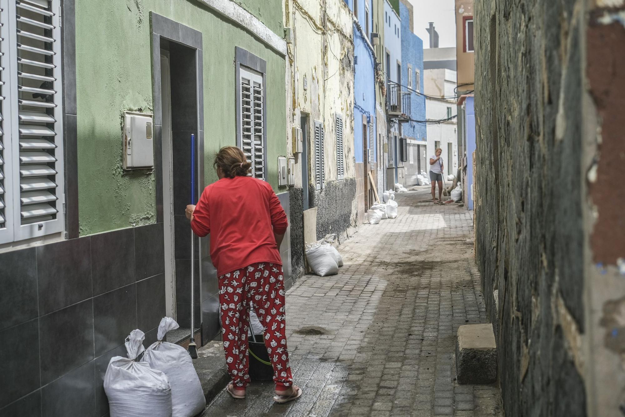 Consecuencias del temporal de mar en San Cristóbal