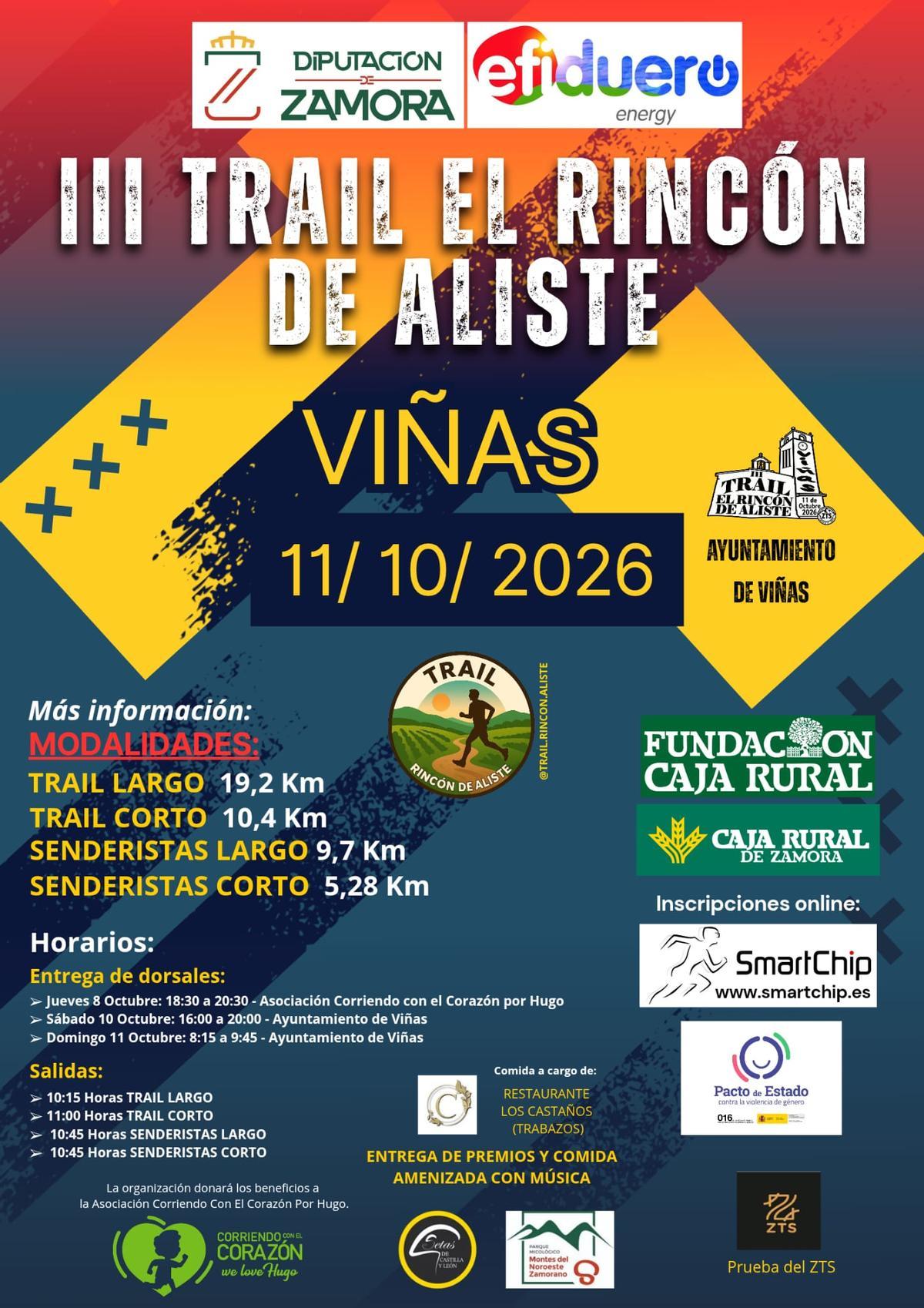 Cartel anunciador de la cita en Viñas de Aliste