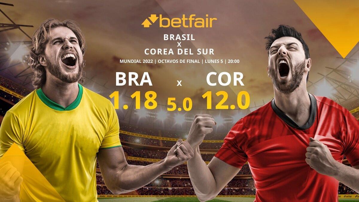 Brasil vs. Corea del Sur: horario, TV, alineaciones, estadísticas y pronósticos