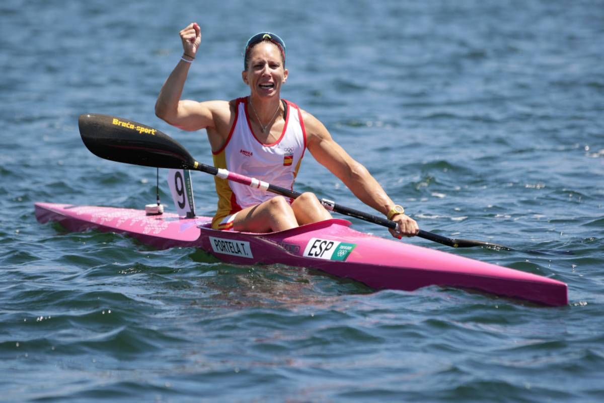 Teresa Portela ha logrado alzarse con la plata en el K-1 200m en Tokyo 2020