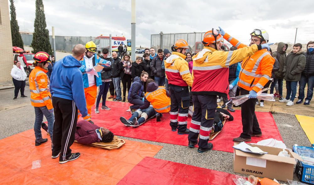 Simulacro de Emergencias. IES Leonardo Da Vinci