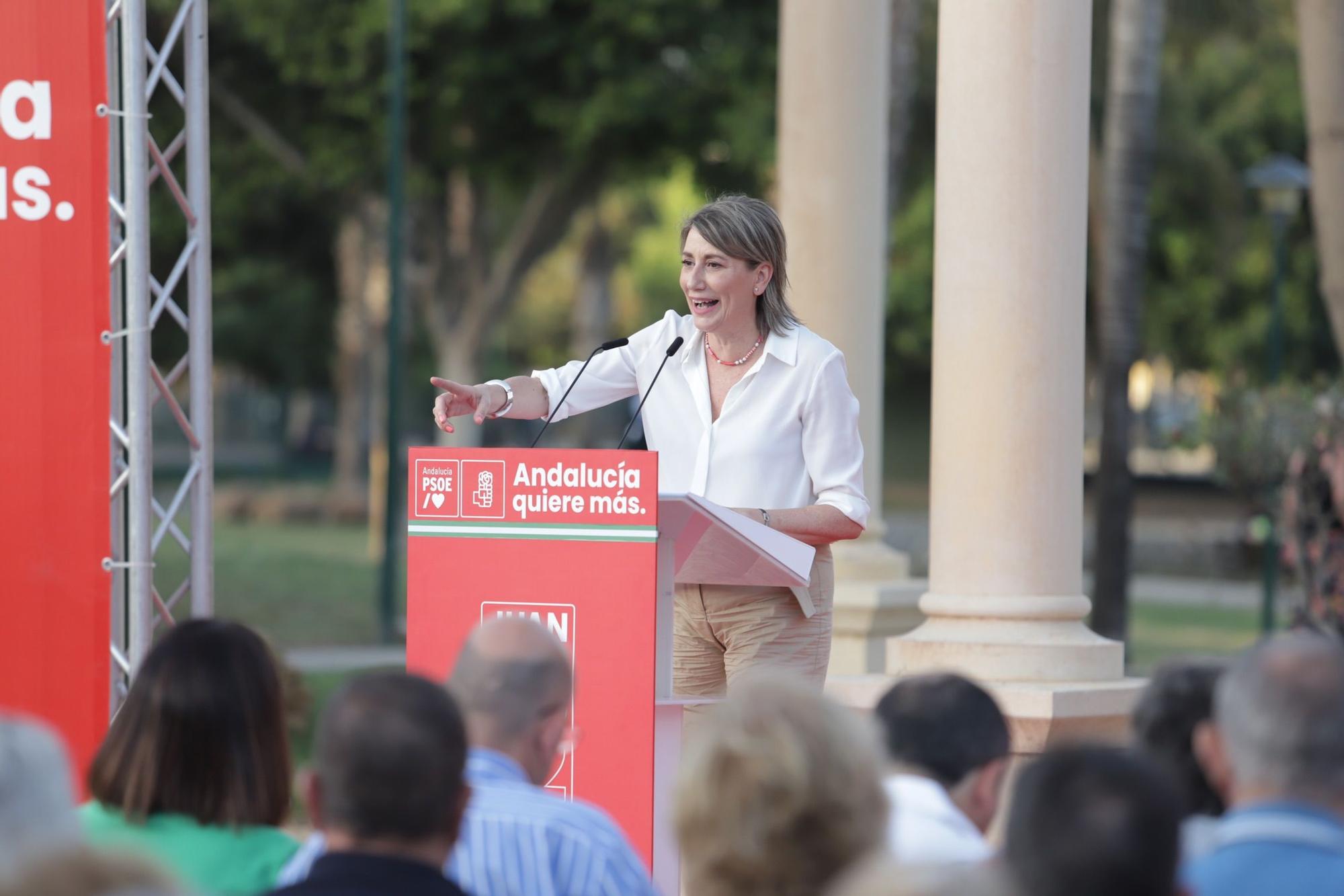 Acto de Juan Espadas, candidato del PSOE a las elecciones andaluzas, en Málaga