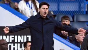 Mauricio Pochettino, en un partido con el Chelsea