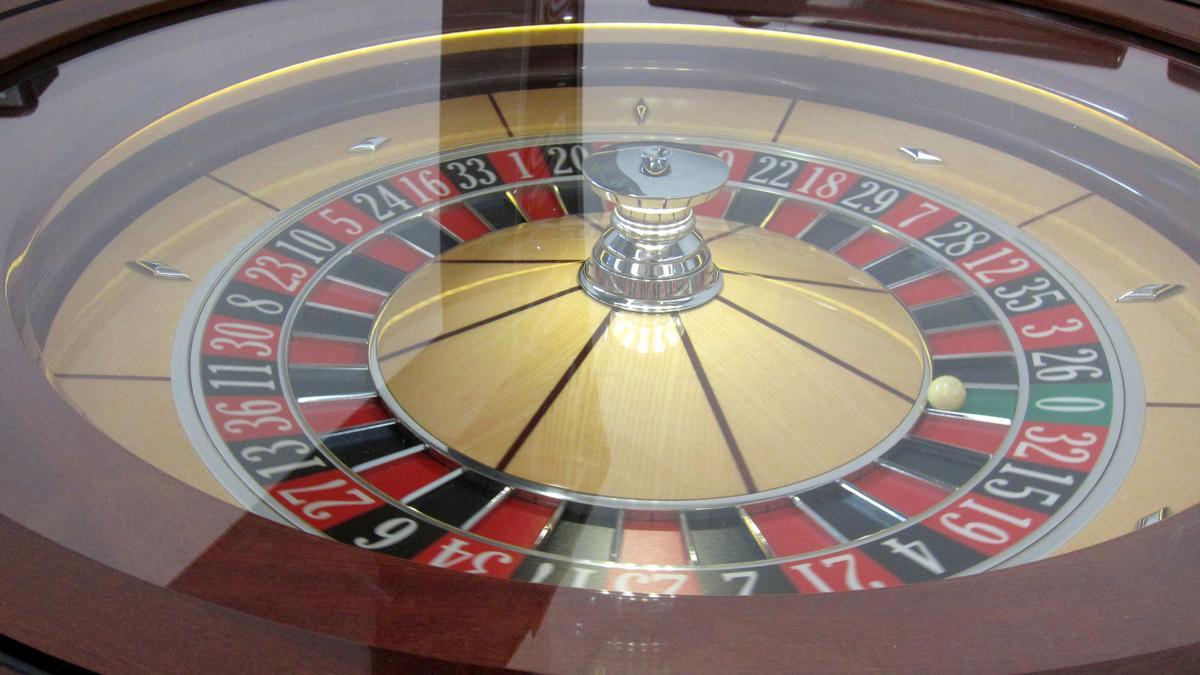 Una ruleta en un casino.