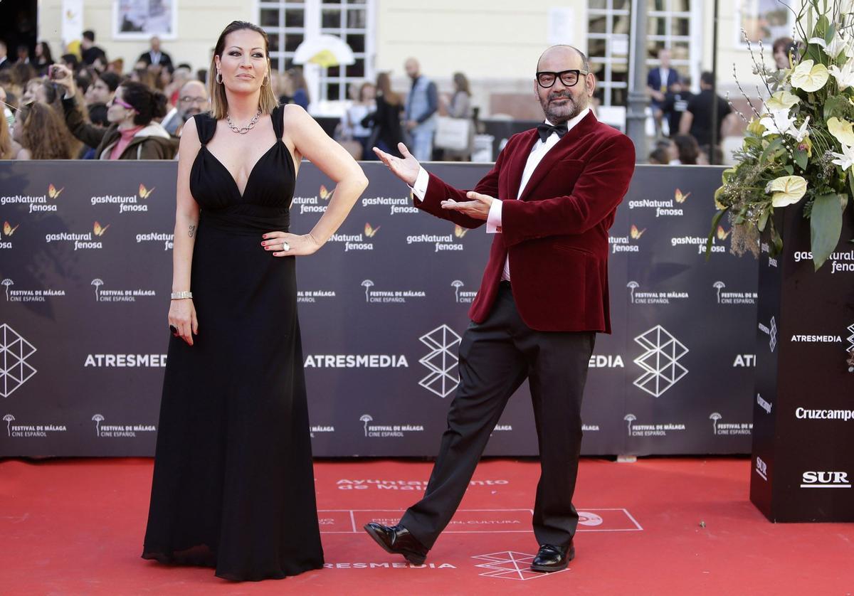 Anna Barrachina y José Corbacho en la clausura del Festival de Malaga 2016