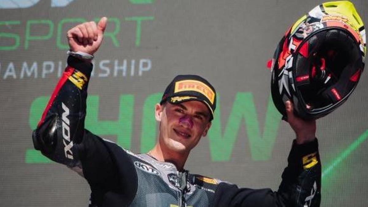 Jaume Masià celebra uno de sus podios en Portugal