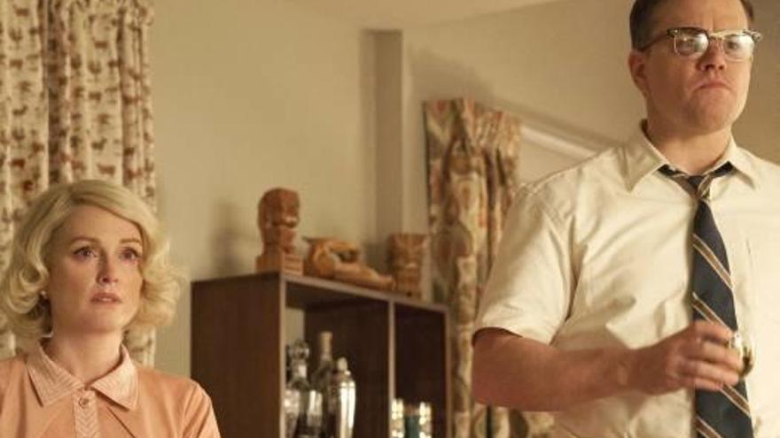 Matt Damon y Julianne Moore protagonizan Suburbicon.