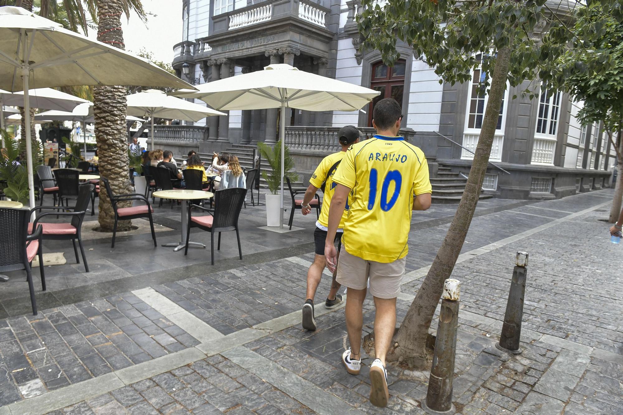 La ciudad vibró con la victoria de la UD Las Palmas contra el Cartagena