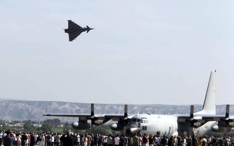 Jornada de puertas abiertas en la Base Aérea de Zaragoza